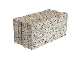 Камень полнотелый, паз поперечный, 400х190х188 мм, Термокомфорт, М25