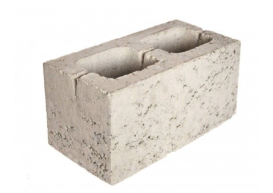 Камень стеновой пустотелый (2-х пуст.), 390х190х188 мм, Стандарт, М25
