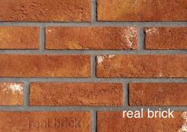 Кирпич ручной формовки Real Brick терракотовый 1WDF